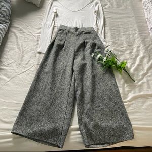 COPY - Tweed wideleg flare pants